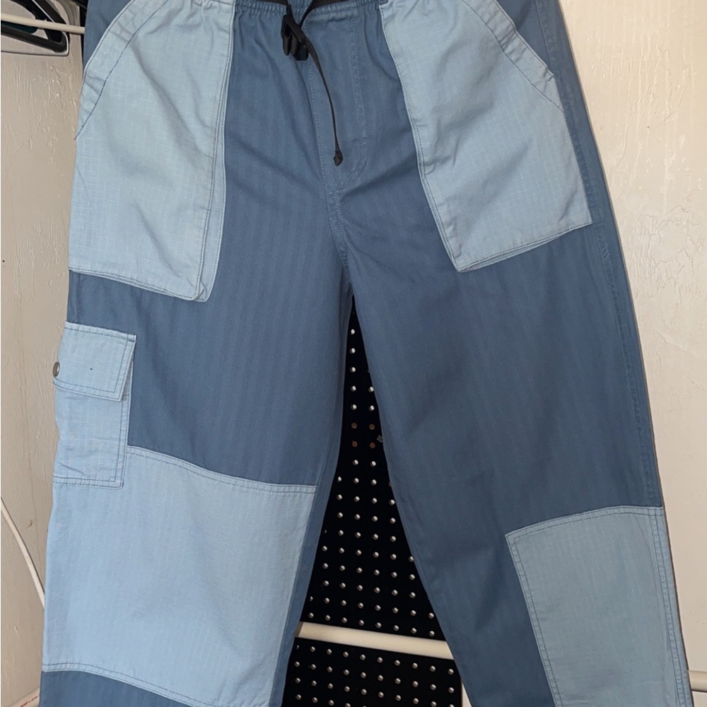BDG Blue Cargo Pants with Modern Design
